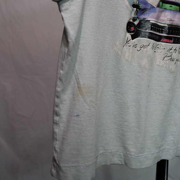 Kids Hugo Boss Vintage Blue Cadillac T-Shirt - Small - Picture 2 of 12